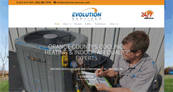 Desktop Screenshot of evolution-services.com