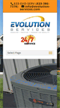 Mobile Screenshot of evolution-services.com